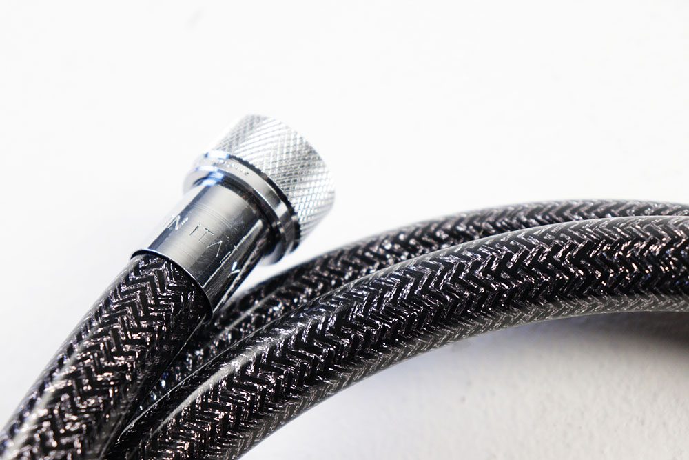 Flessibile doccia antitorsione in PVC- Colore nero